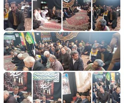 گزارش تصویری از مراسم دعای ندبه کنان منتقم در حسینیه عباسیه حضرت ام البنین (س) قوژد – کاشمر+تصاویر